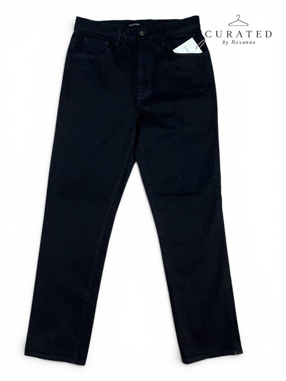 NWT Favorite Daughter Black Jeans Size 29 | Designer Denim | Straight Leg
